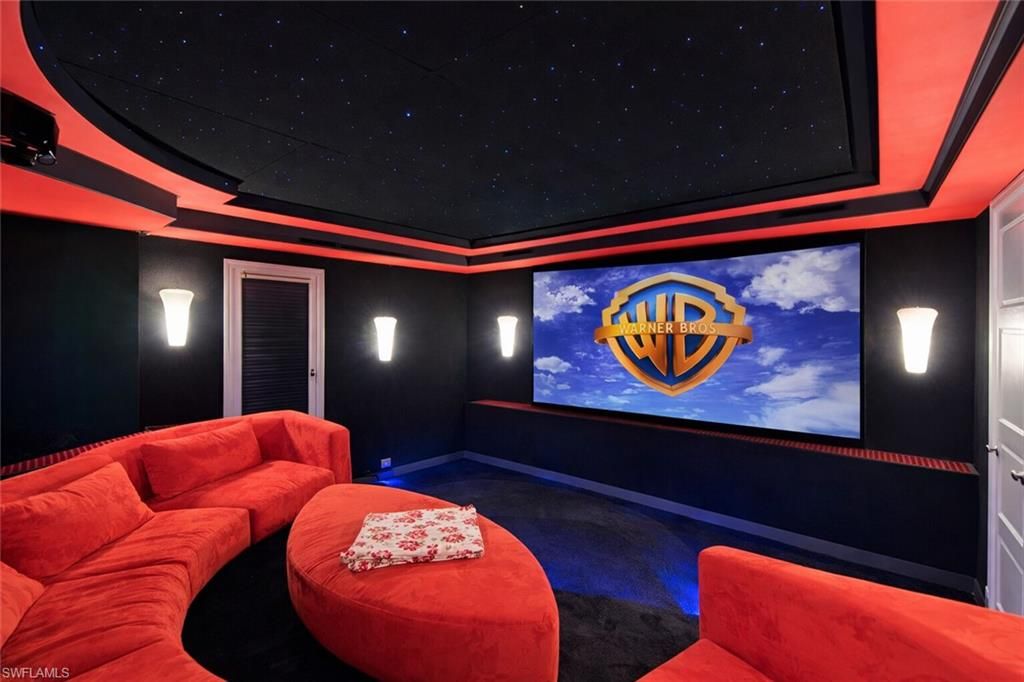Interior, Projection Screen, Theatre Room