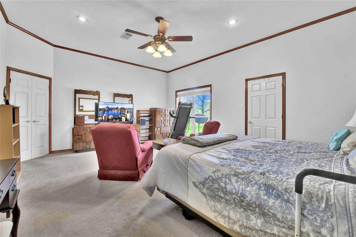 Bedroom, Interior, Recessed Lighting