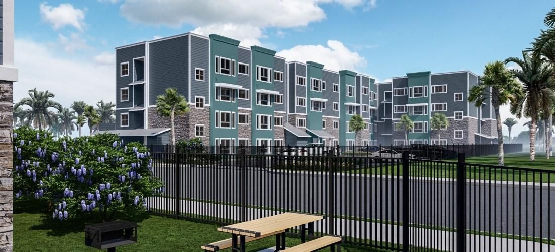 Exterior, Facade, Condo Building