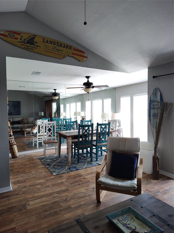 Dining room, Interior, Wood Texture Flooring