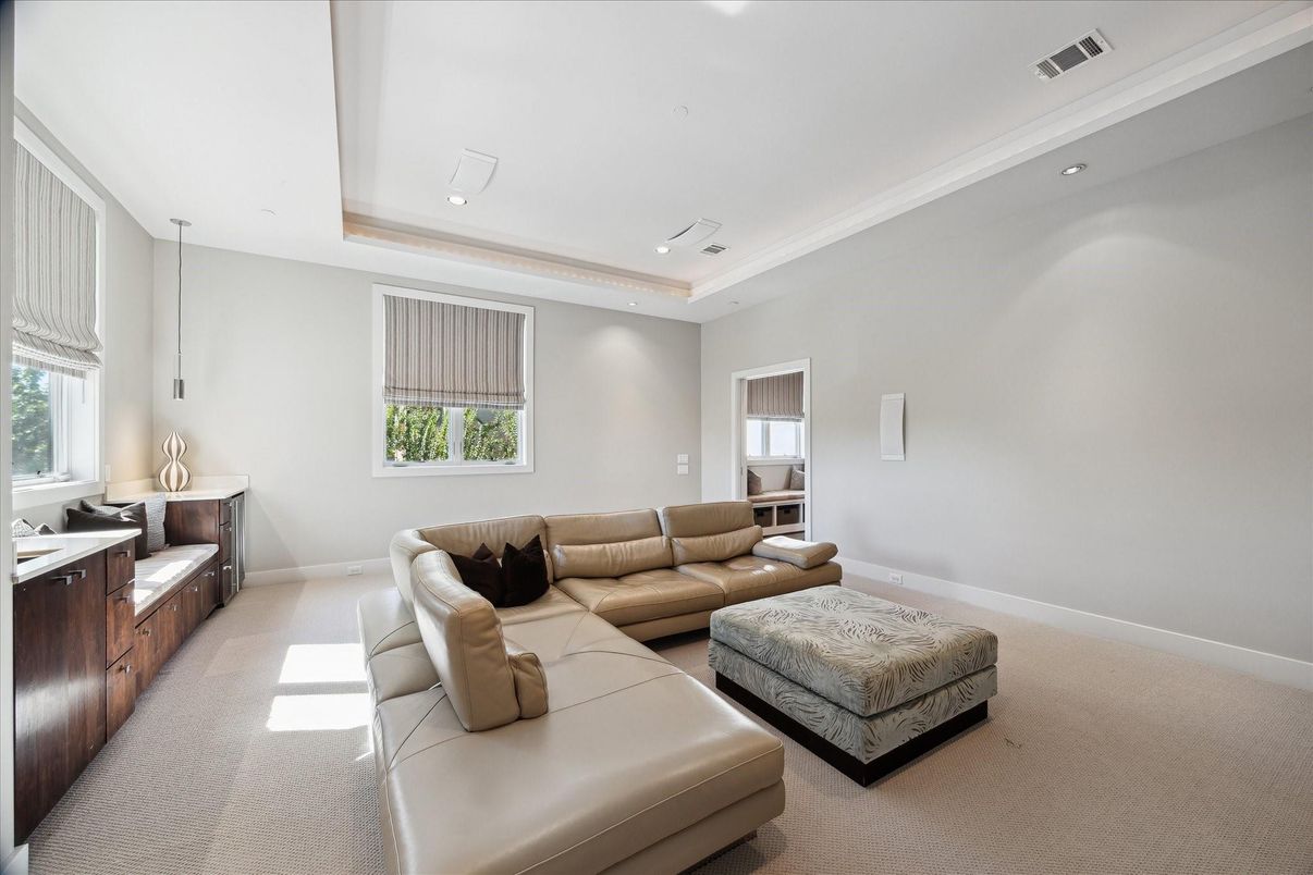 Interior, Living room, Recessed Lighting