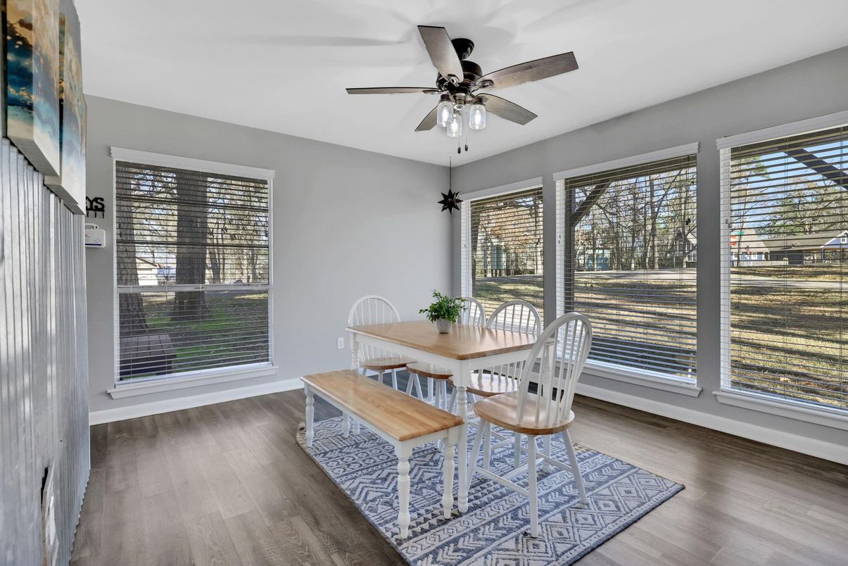 Dining room, Interior, Wood Texture Flooring