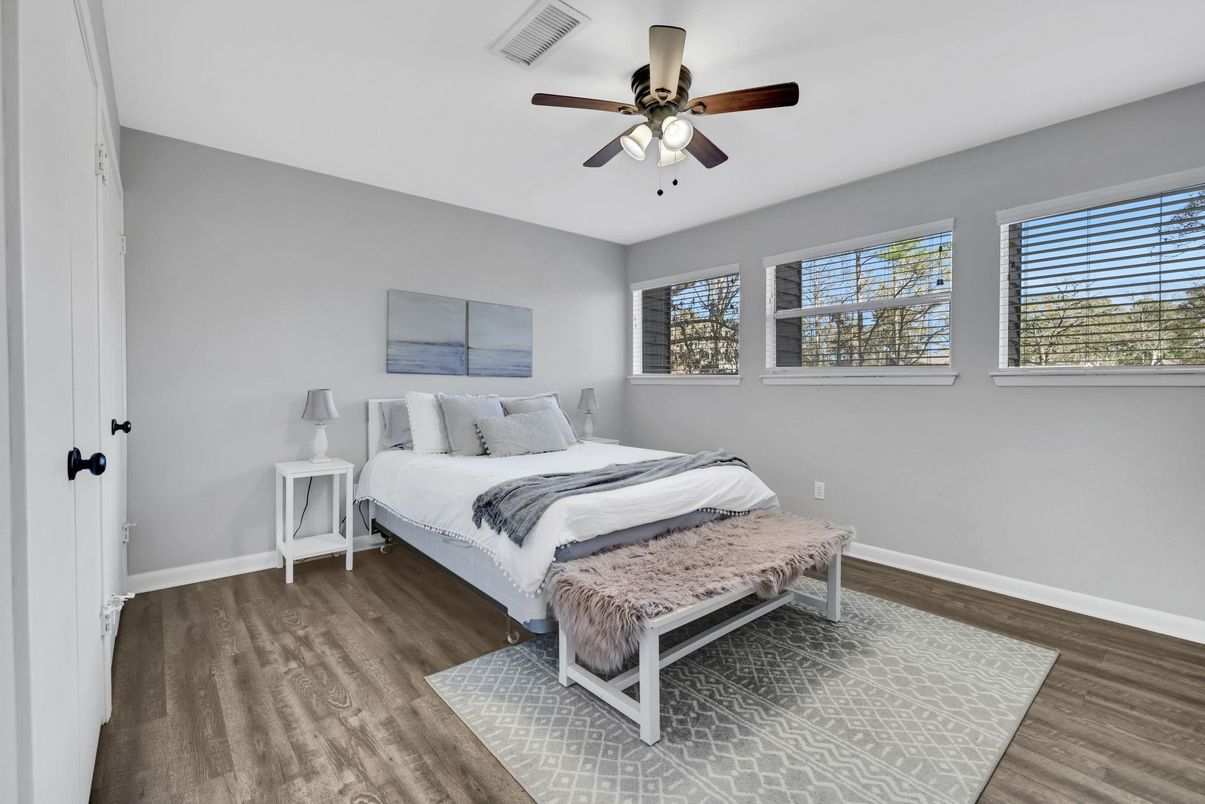 Bedroom, Interior, Wood Texture Flooring