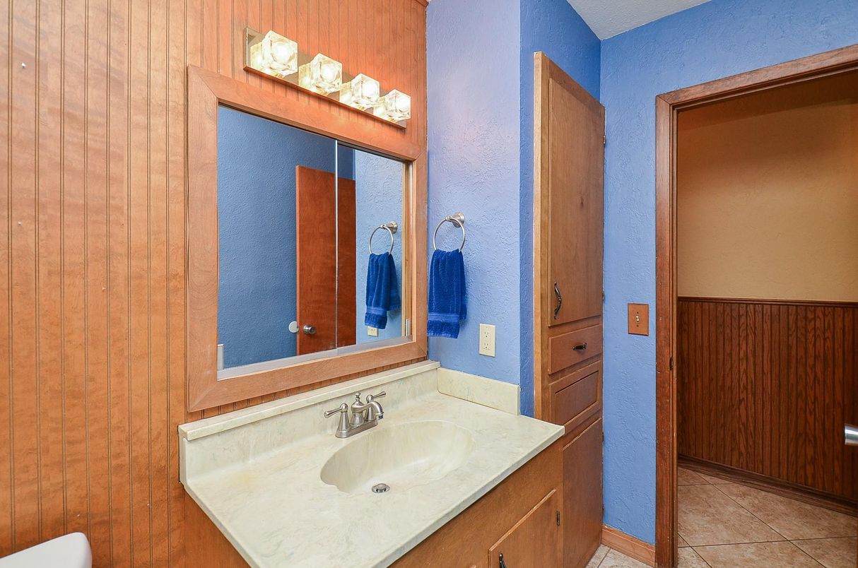 Bathroom, Interior, Wooden Walls