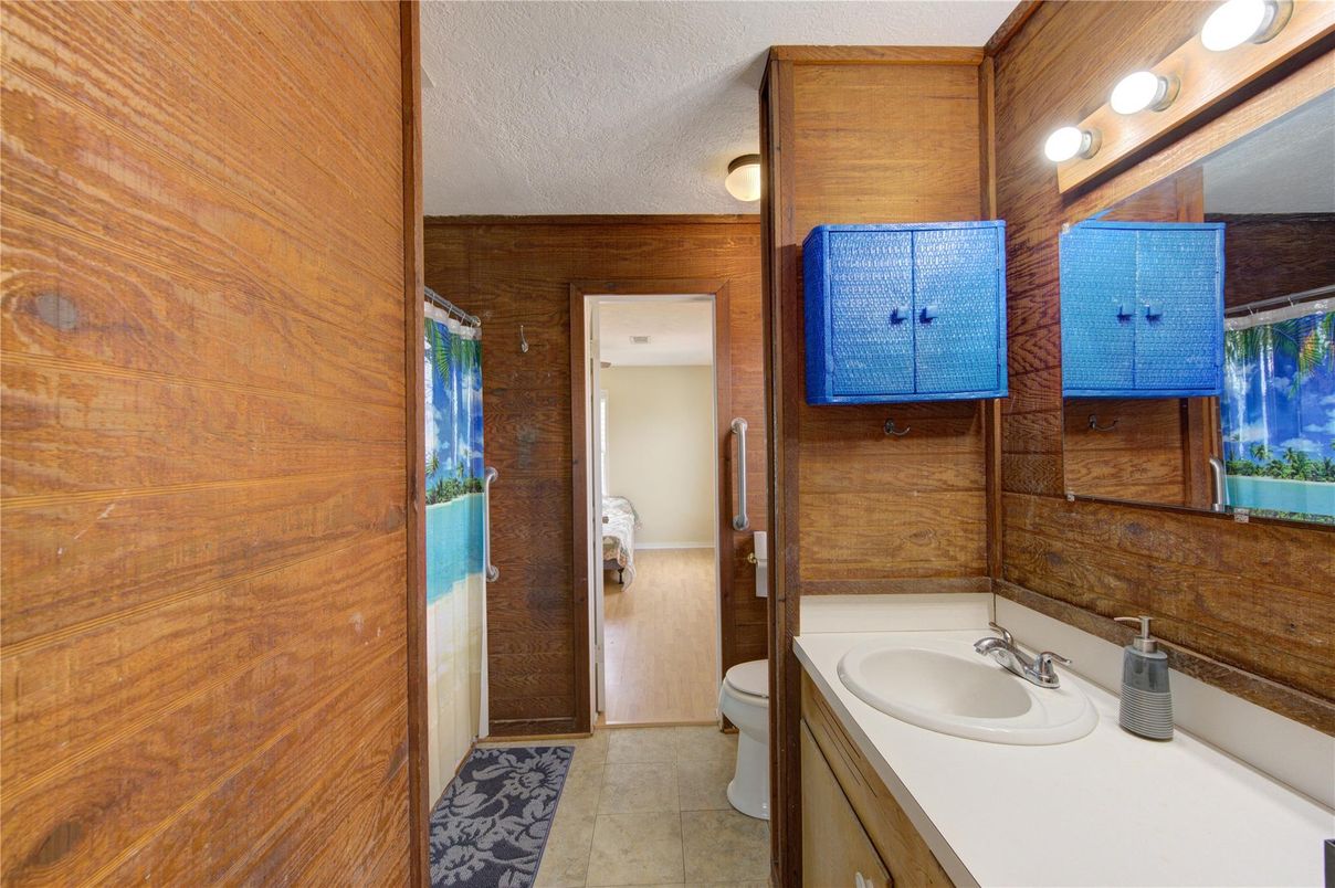 Bathroom, Interior, Wooden Walls