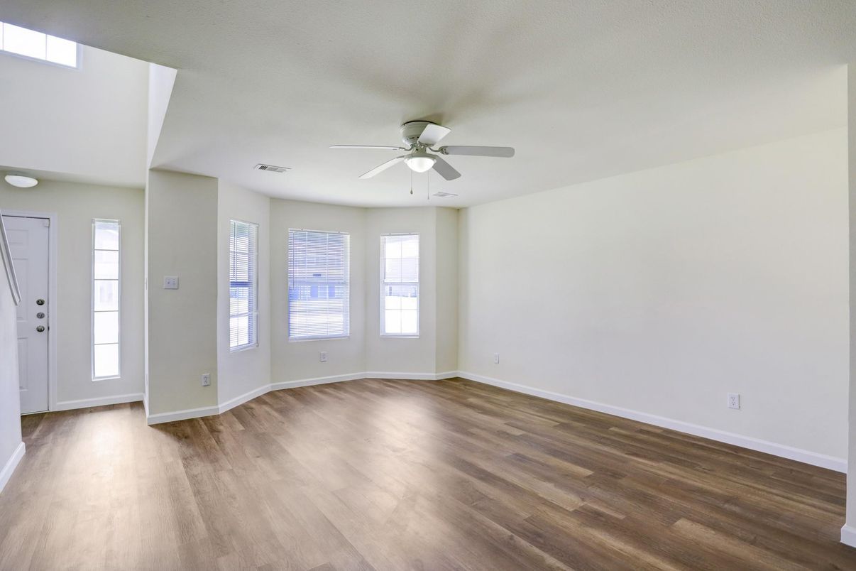 Empty room, Interior, Wood Texture Flooring