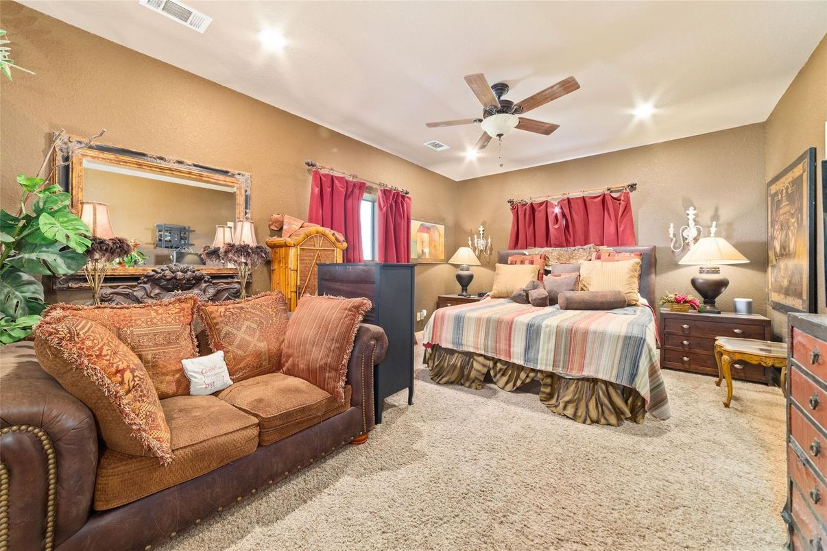 Bedroom, Interior, Recessed Lighting