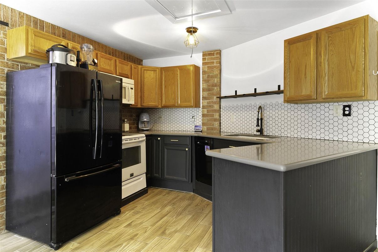 Interior, Kitchen, Wood Texture Flooring