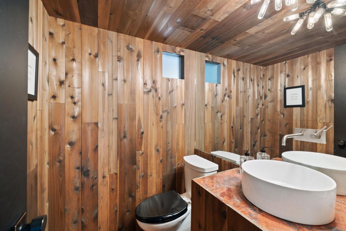 Bathroom, Interior, Wooden Ceilings, Wooden Walls
