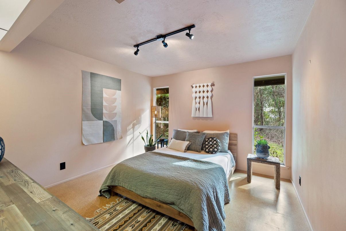 Bedroom, Interior, Wood Texture Flooring