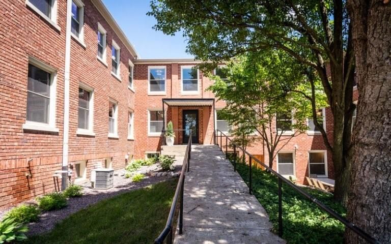 Backyard, Exterior, Facade, Brick Facade, Rowhouse