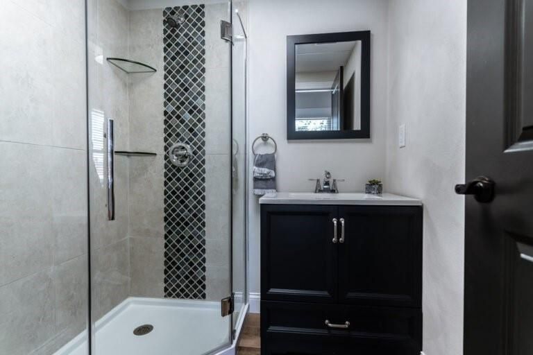 Bathroom, Glass Shower, Interior