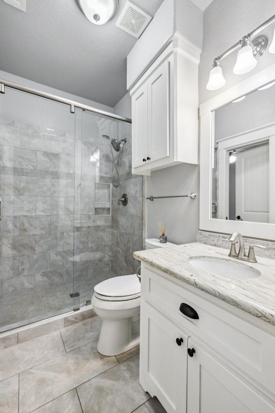 Bathroom, Glass Shower, Interior