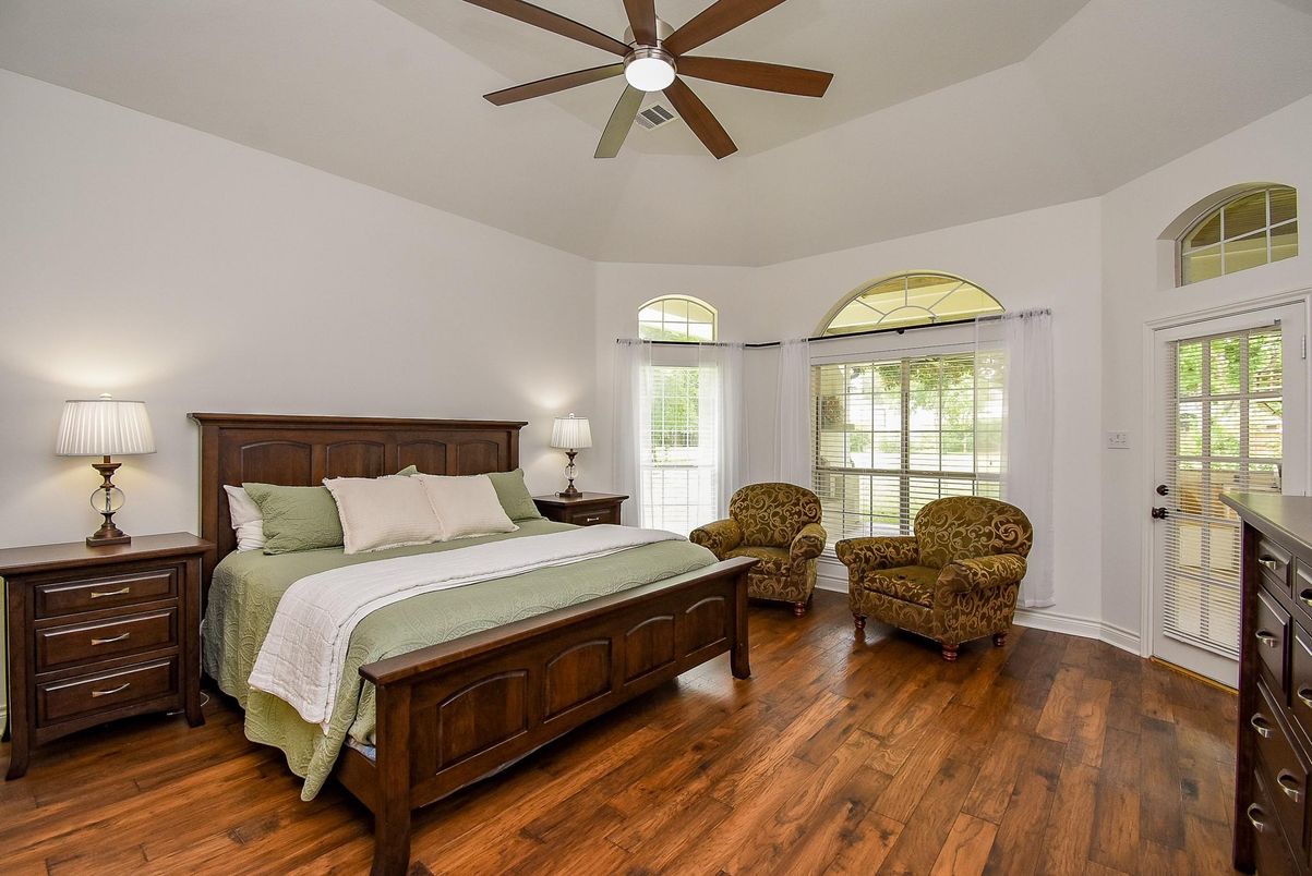Bedroom, Interior, Wood Texture Flooring