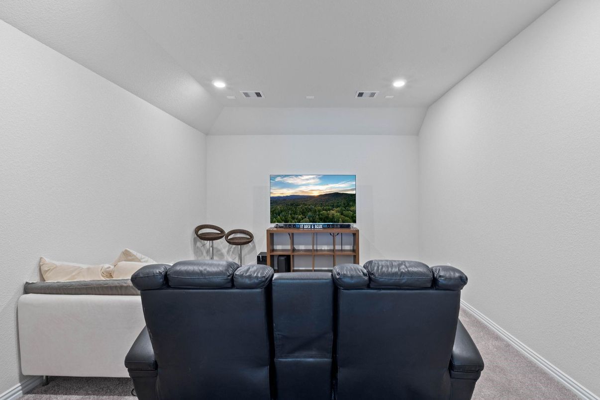 Home Theatre Room, Interior, Recessed Lighting, Theatre Room