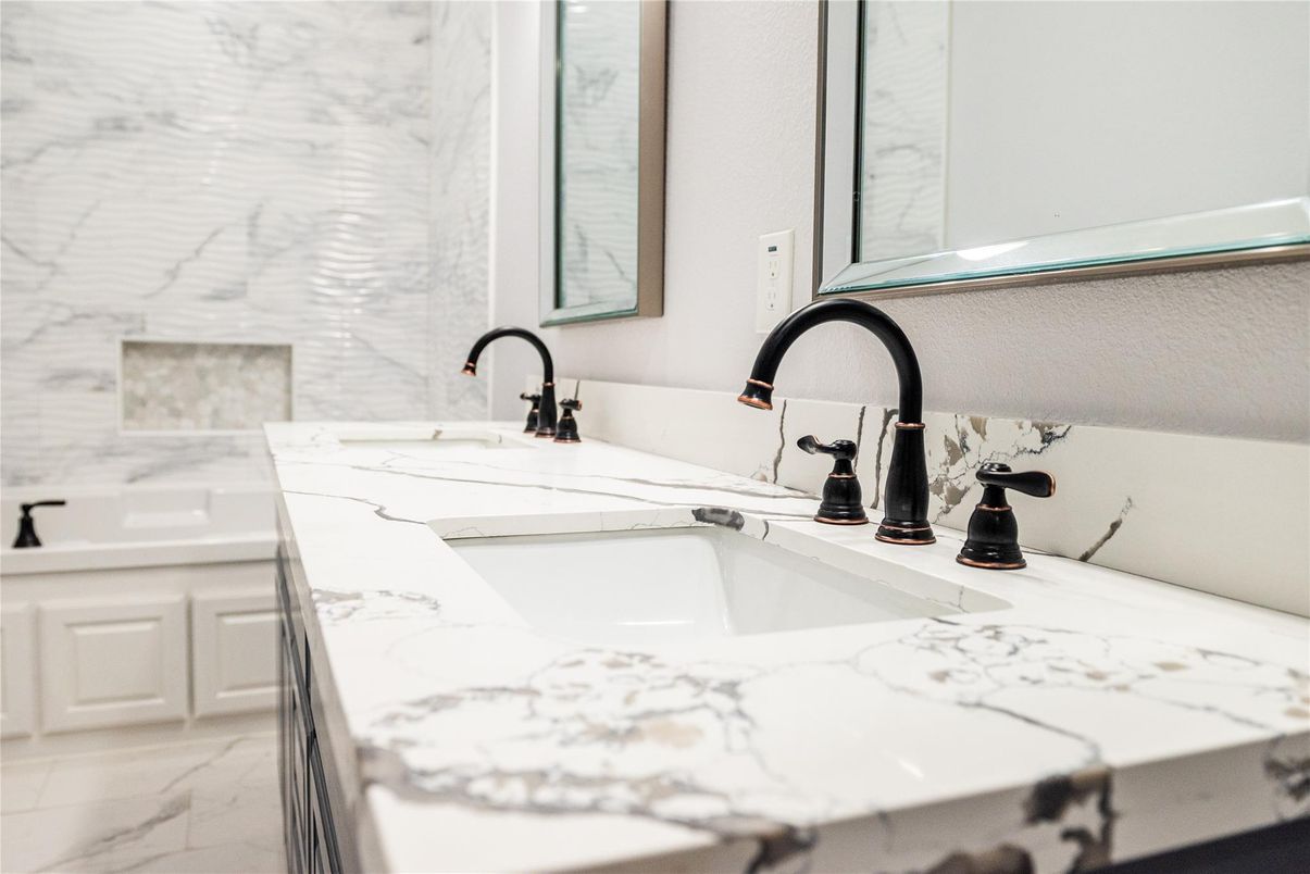 Bathroom, Dual Sink Vanities, Interior, Marble