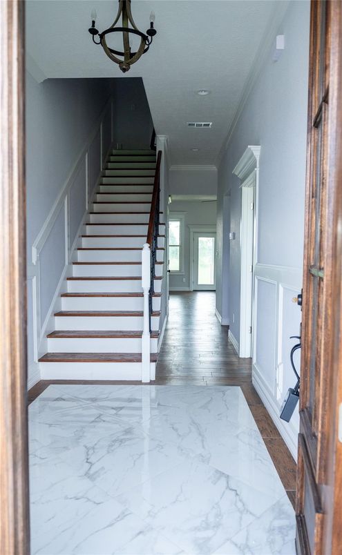 Interior, Marble, Recessed Lighting