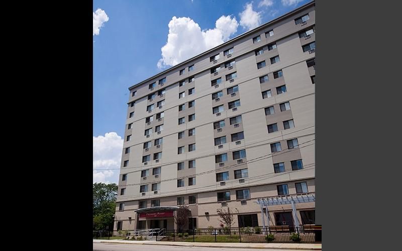 Exterior, Facade, Highrise