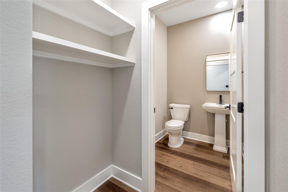 Bathroom, Interior, Wood Texture Flooring