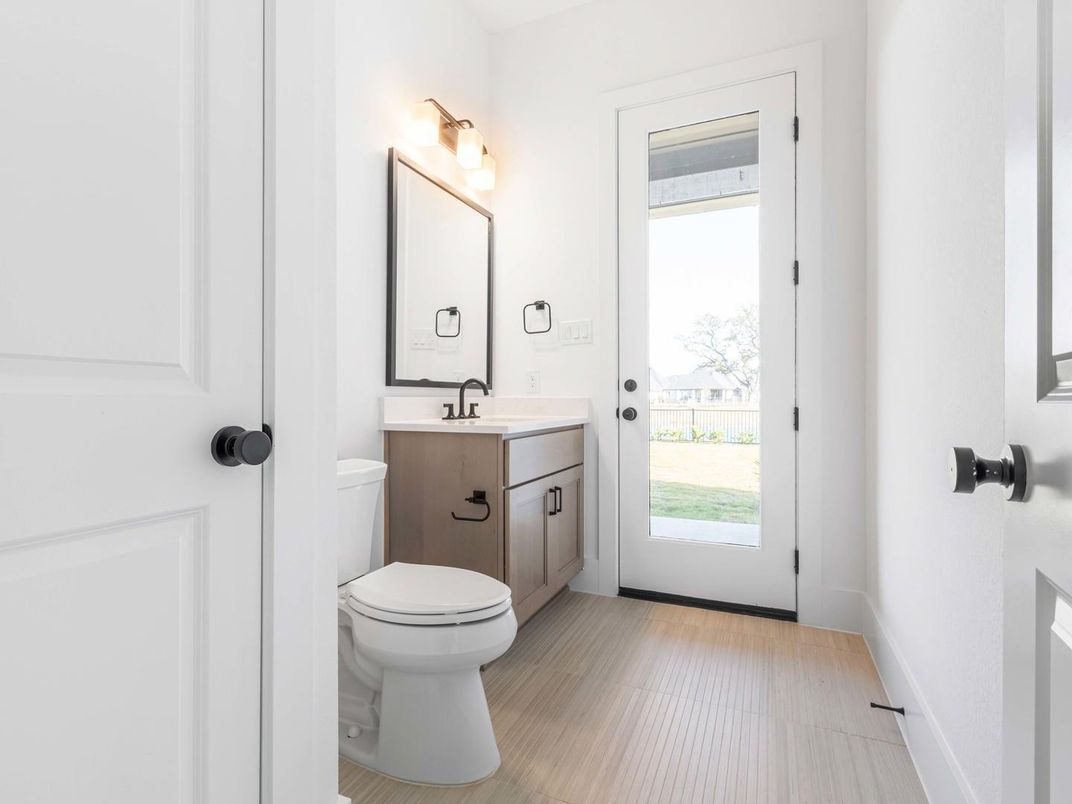 Bathroom, Interior, Wood Texture Flooring