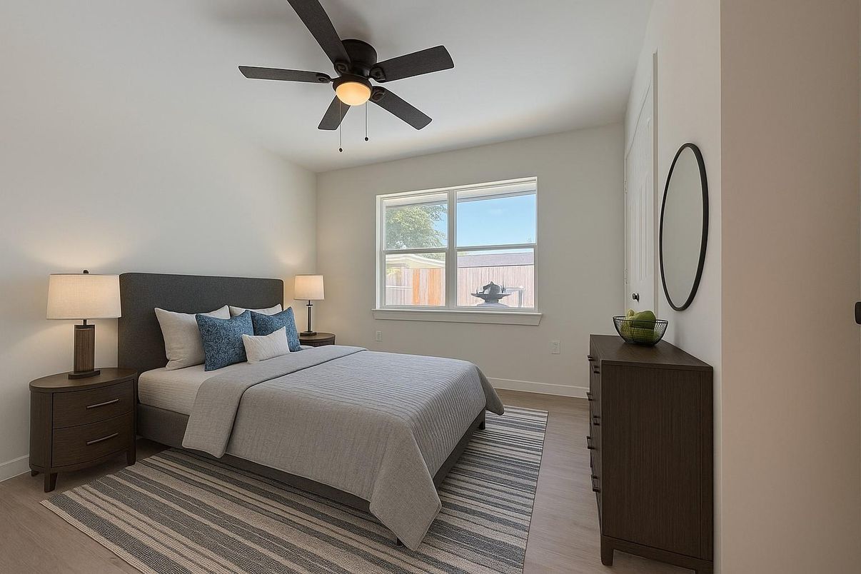 Bedroom, Interior, Wood Texture Flooring