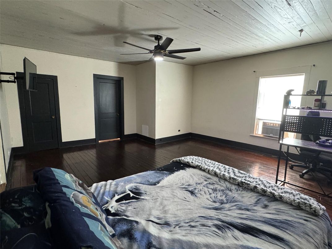 Bedroom, Home Office, Interior, Wood Texture Flooring