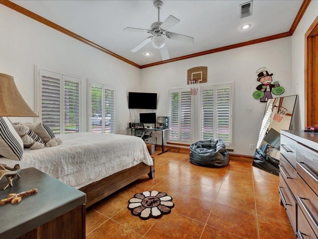 Bedroom, Interior, Recessed Lighting