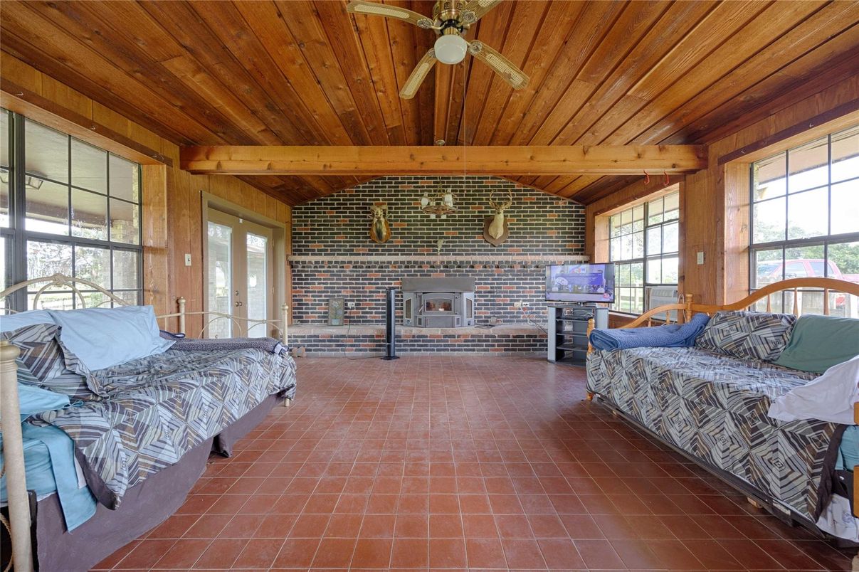 Fireplace, Interior, Stone Walls, Wooden Beams, Wooden Ceilings