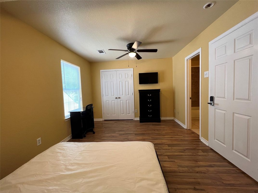 Bedroom, Interior, Wood Texture Flooring