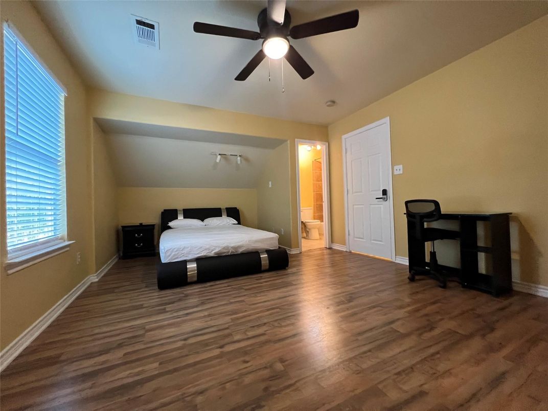 Bedroom, Interior, Wood Texture Flooring