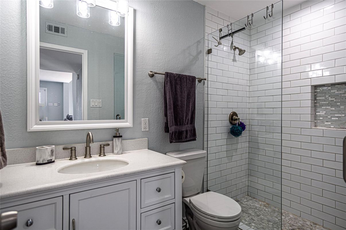 Bathroom, Glass Shower, Interior