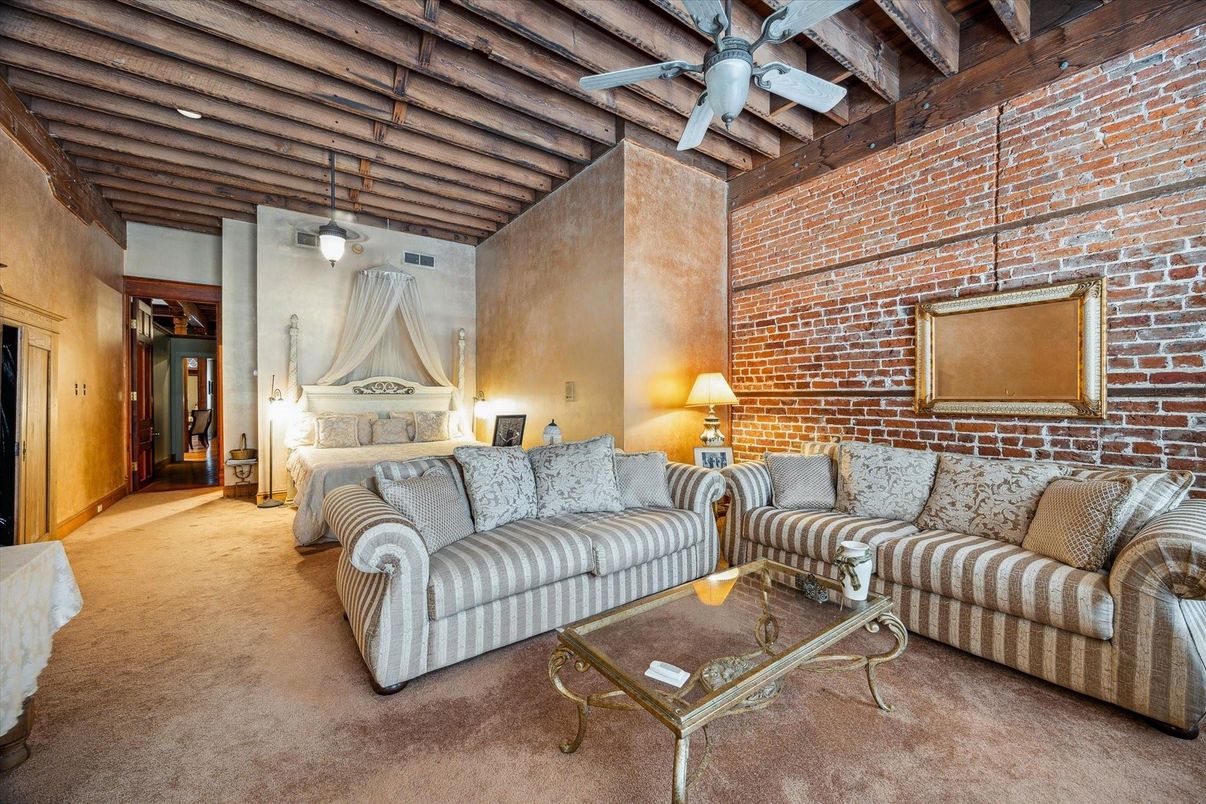 Interior, Living room, Stone Walls, Wooden Beams