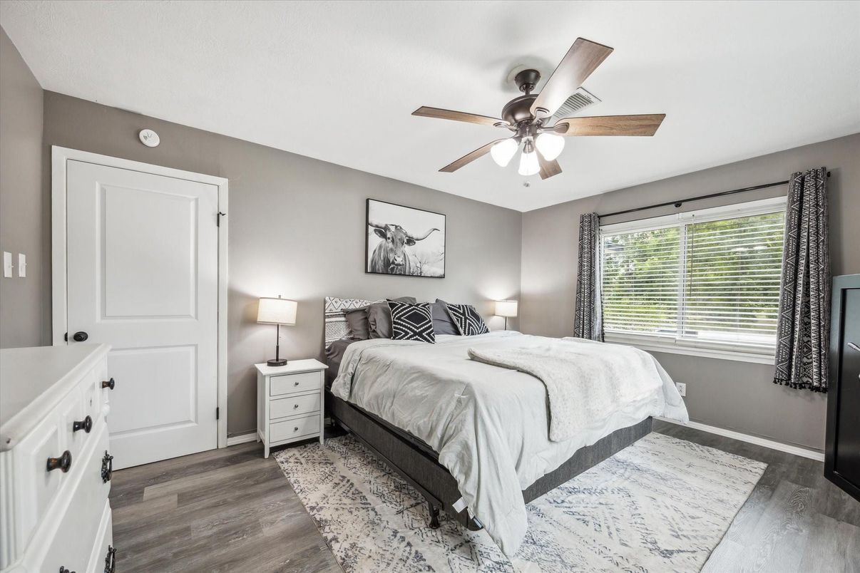 Bedroom, Interior, Wood Texture Flooring