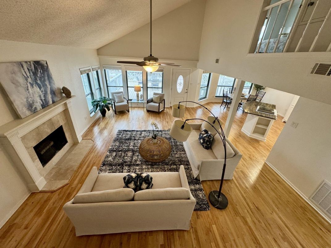 Fireplace, Interior, Living room, Wood Texture Flooring