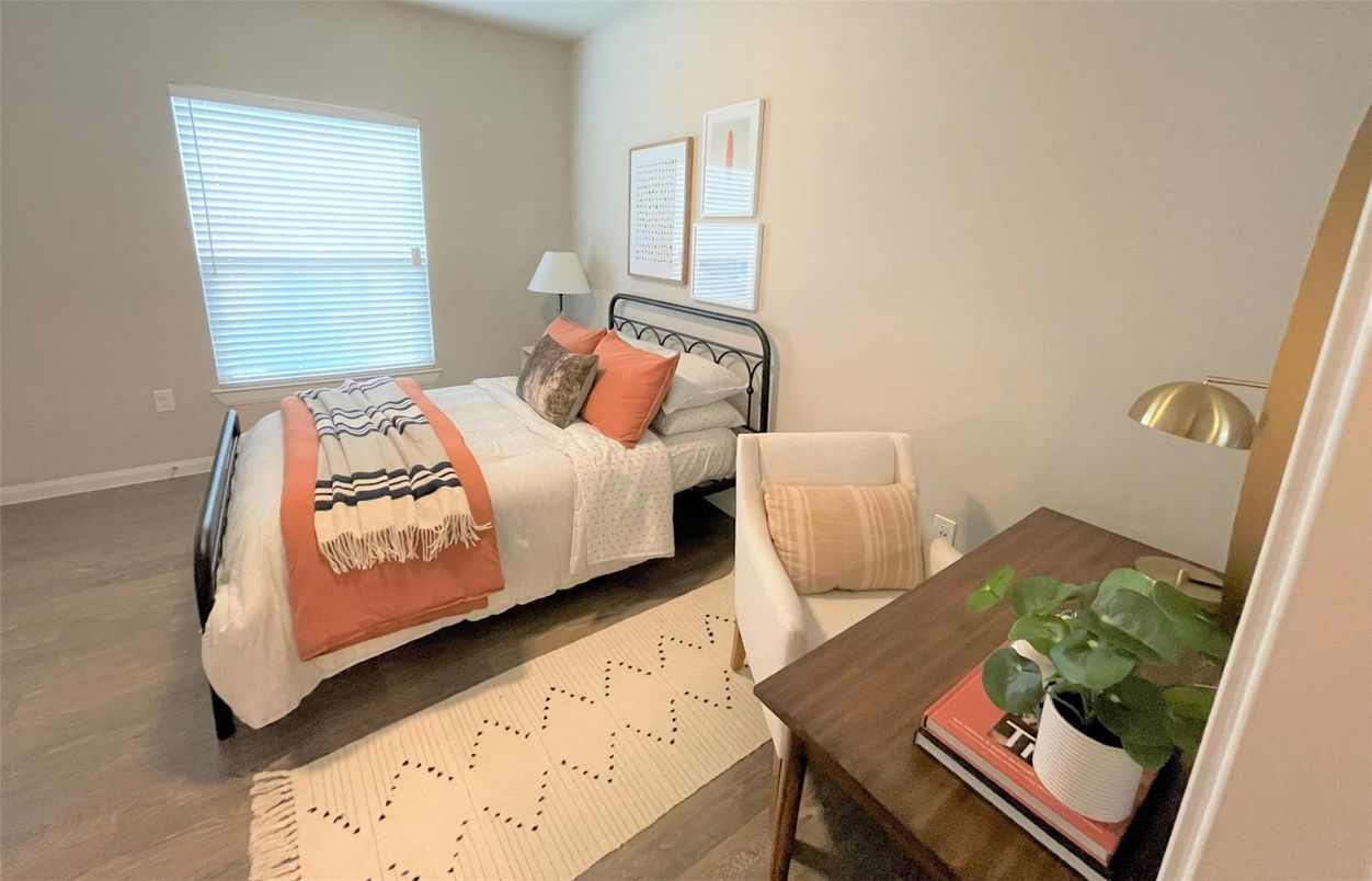 Bedroom, Interior, Wood Texture Flooring