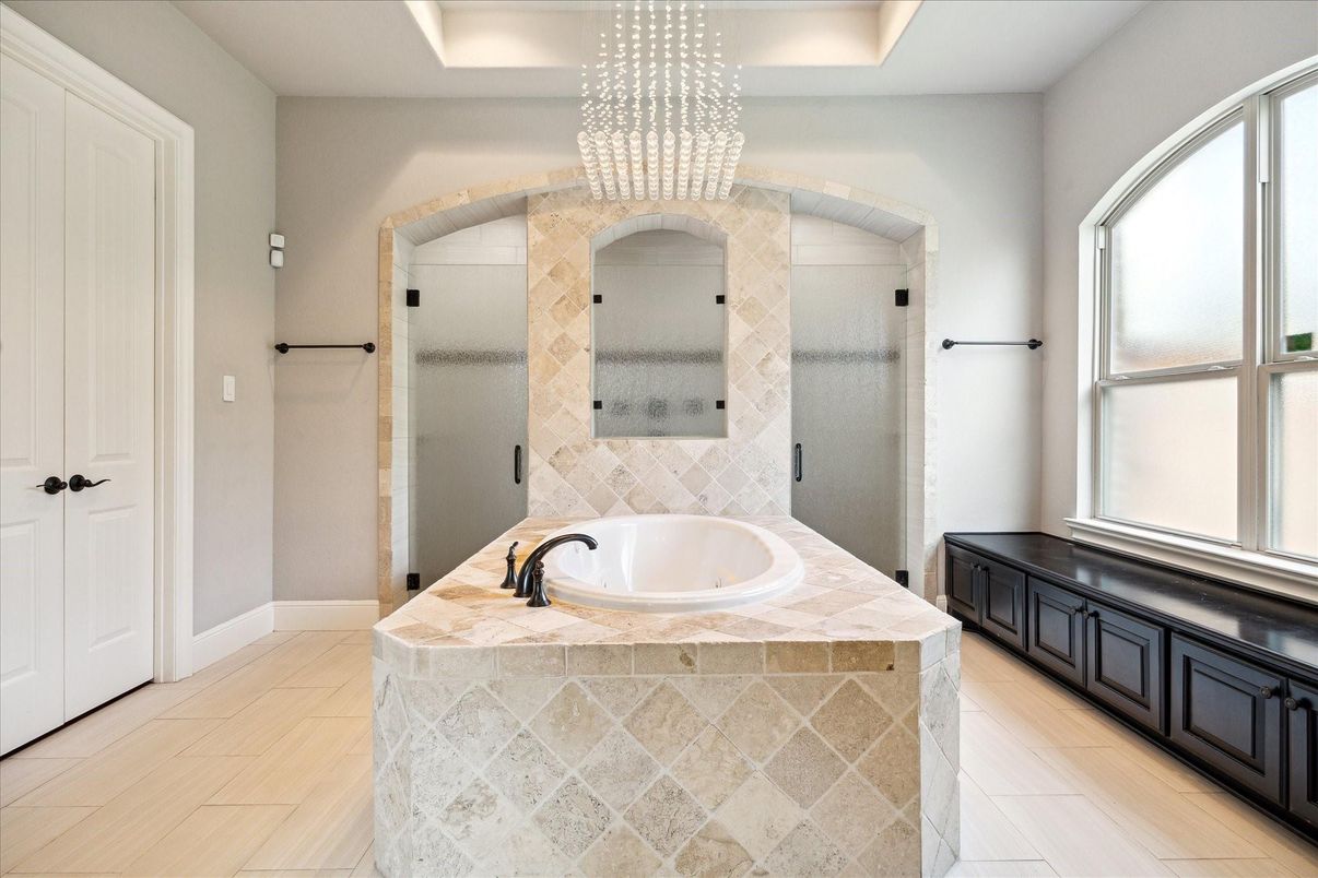 Bathroom, Interior, Wood Texture Flooring