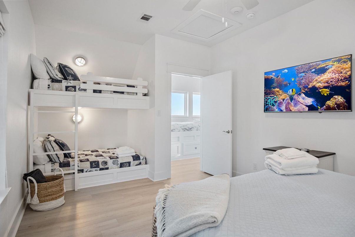 Bedroom, Interior, Wood Texture Flooring
