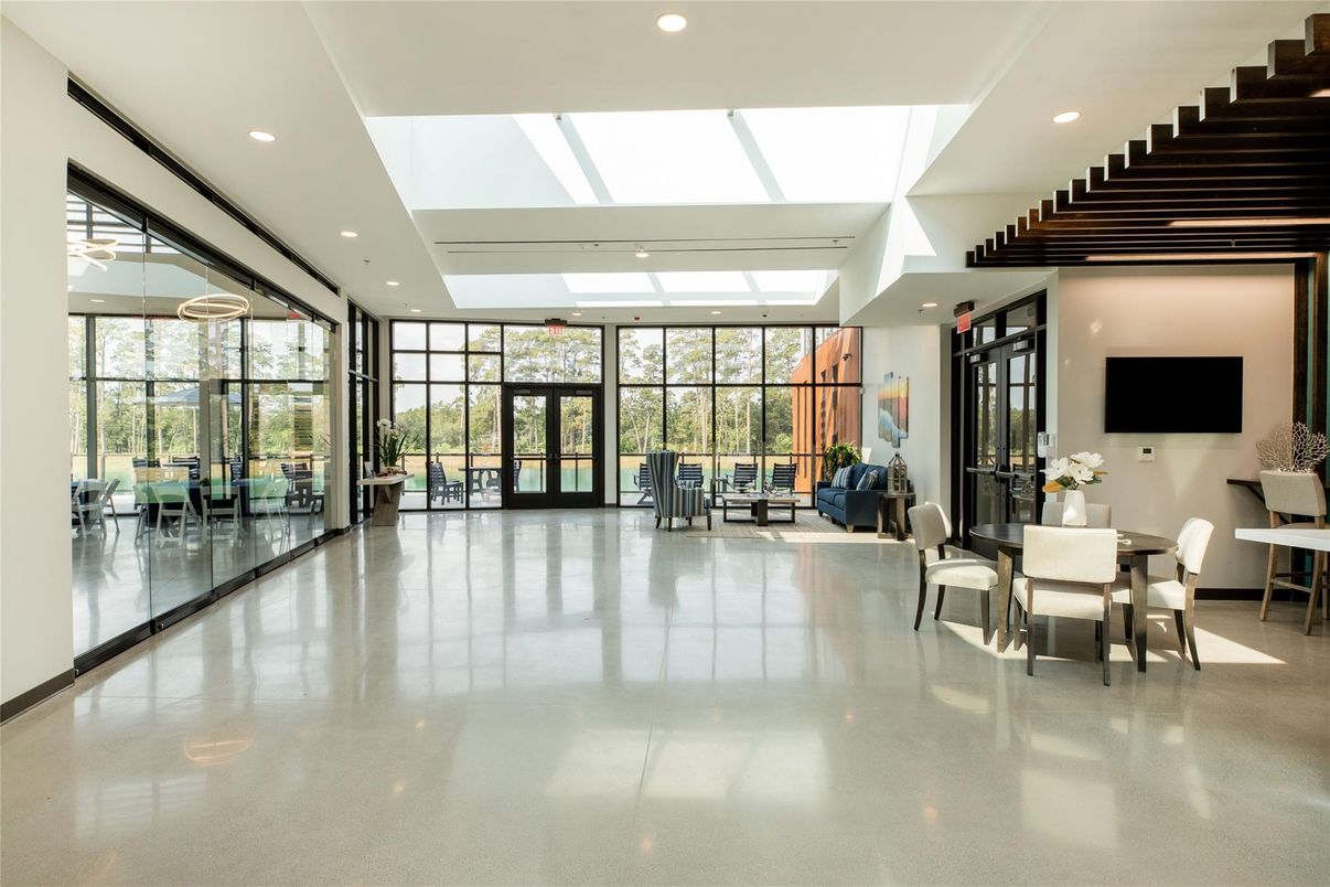 Dining room, Interior, Recessed Lighting