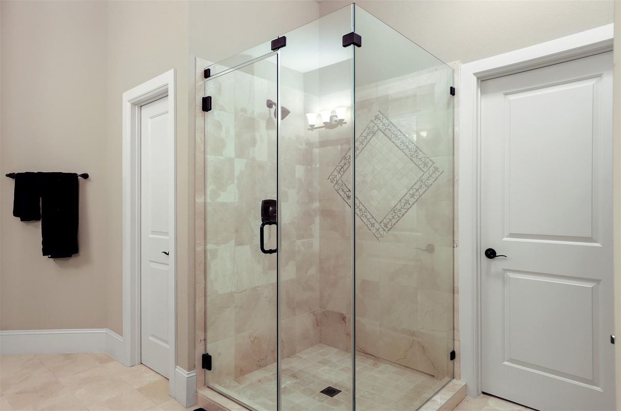 Bathroom, Glass Shower, Interior