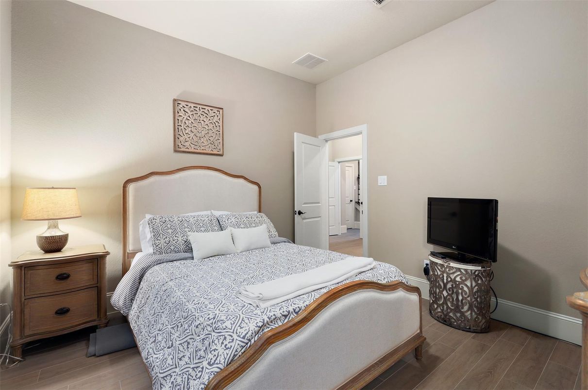 Bedroom, Interior, Wood Texture Flooring