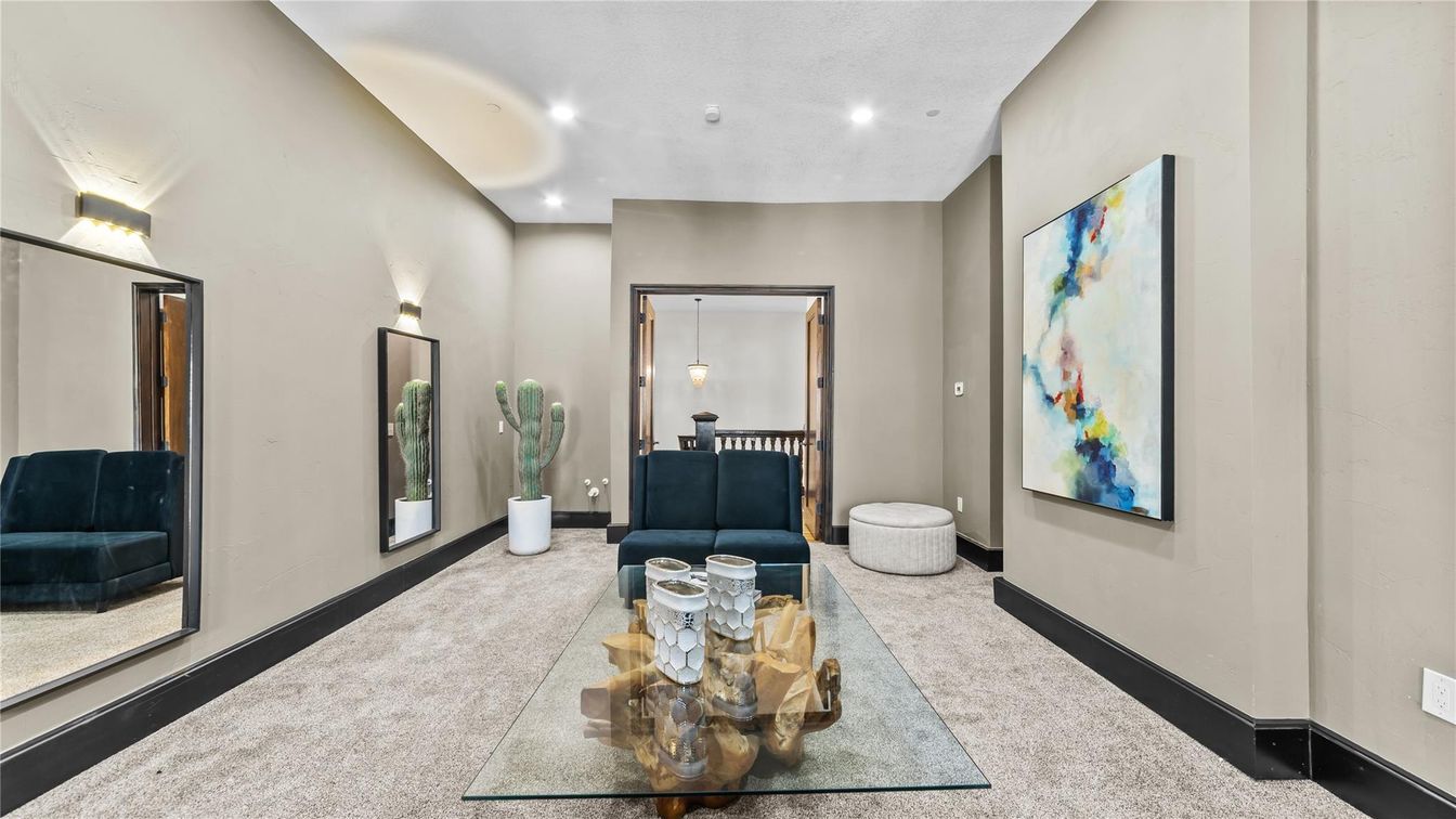 Interior, Living room, Recessed Lighting