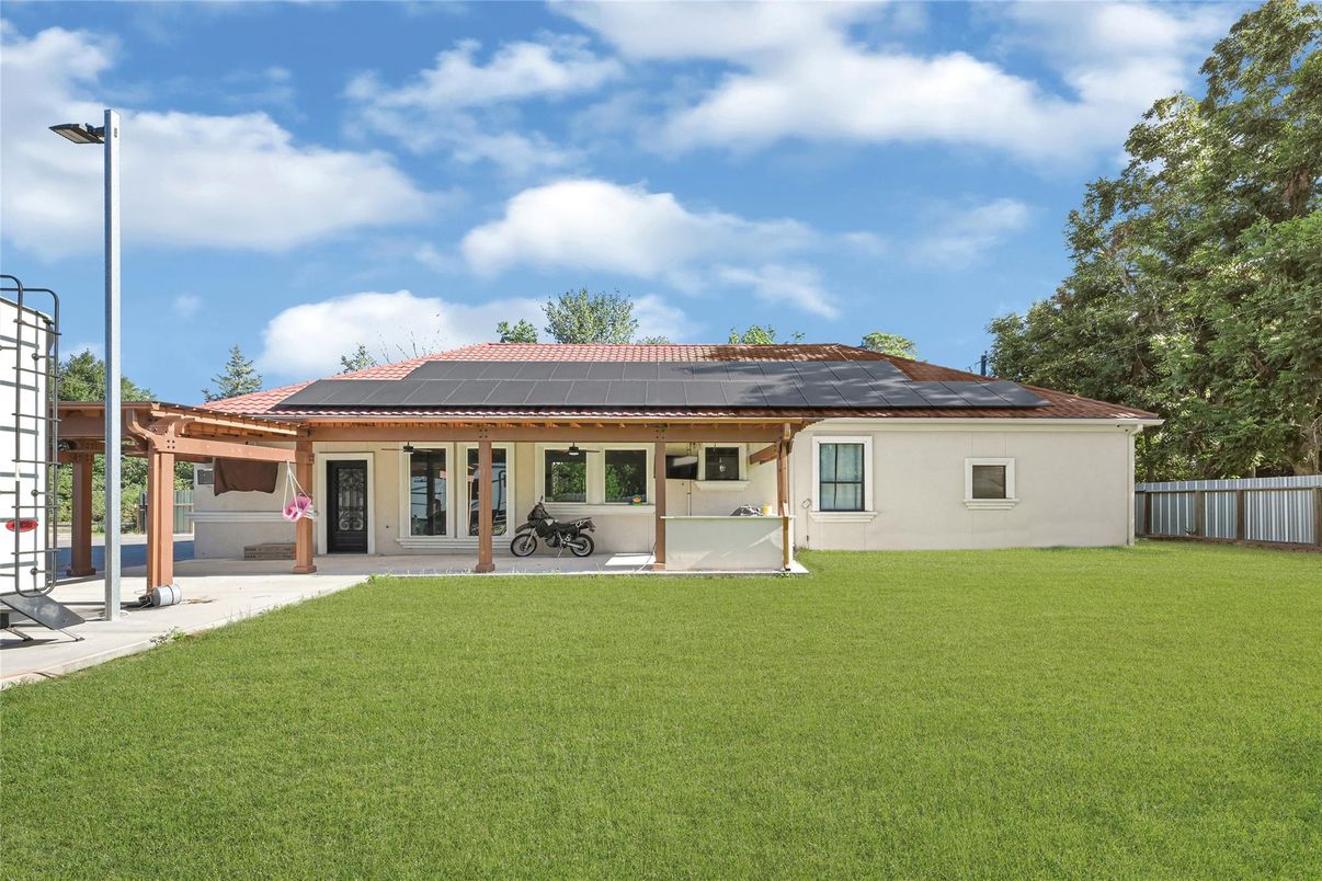 Backyard, Exterior, Solar Panels