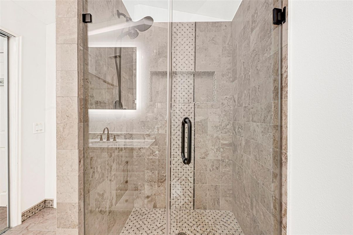 Bathroom, Glass Shower, Interior