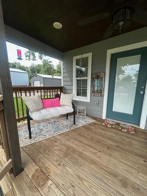 Exterior, Wood Texture Flooring