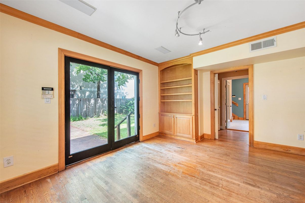 Empty room, Interior, Wood Texture Flooring