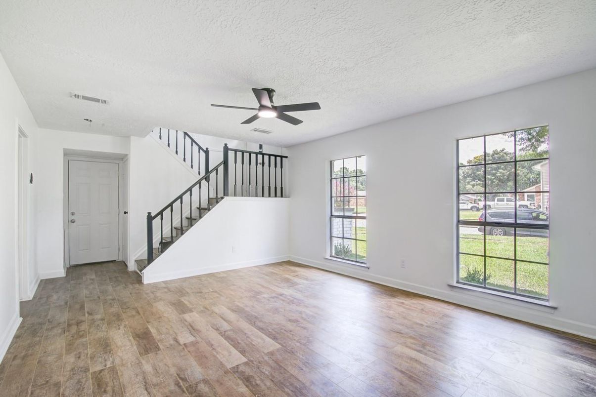 Empty room, Interior, Wood Texture Flooring