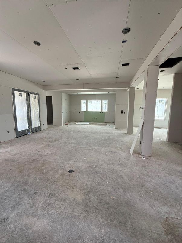 Empty room, Interior, Pendant Lights