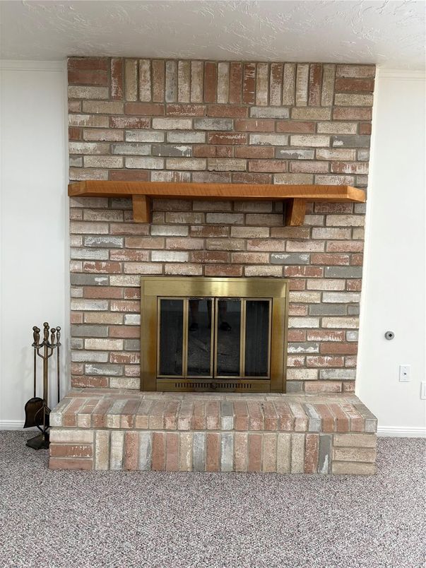 Fireplace, Interior, Stone Walls