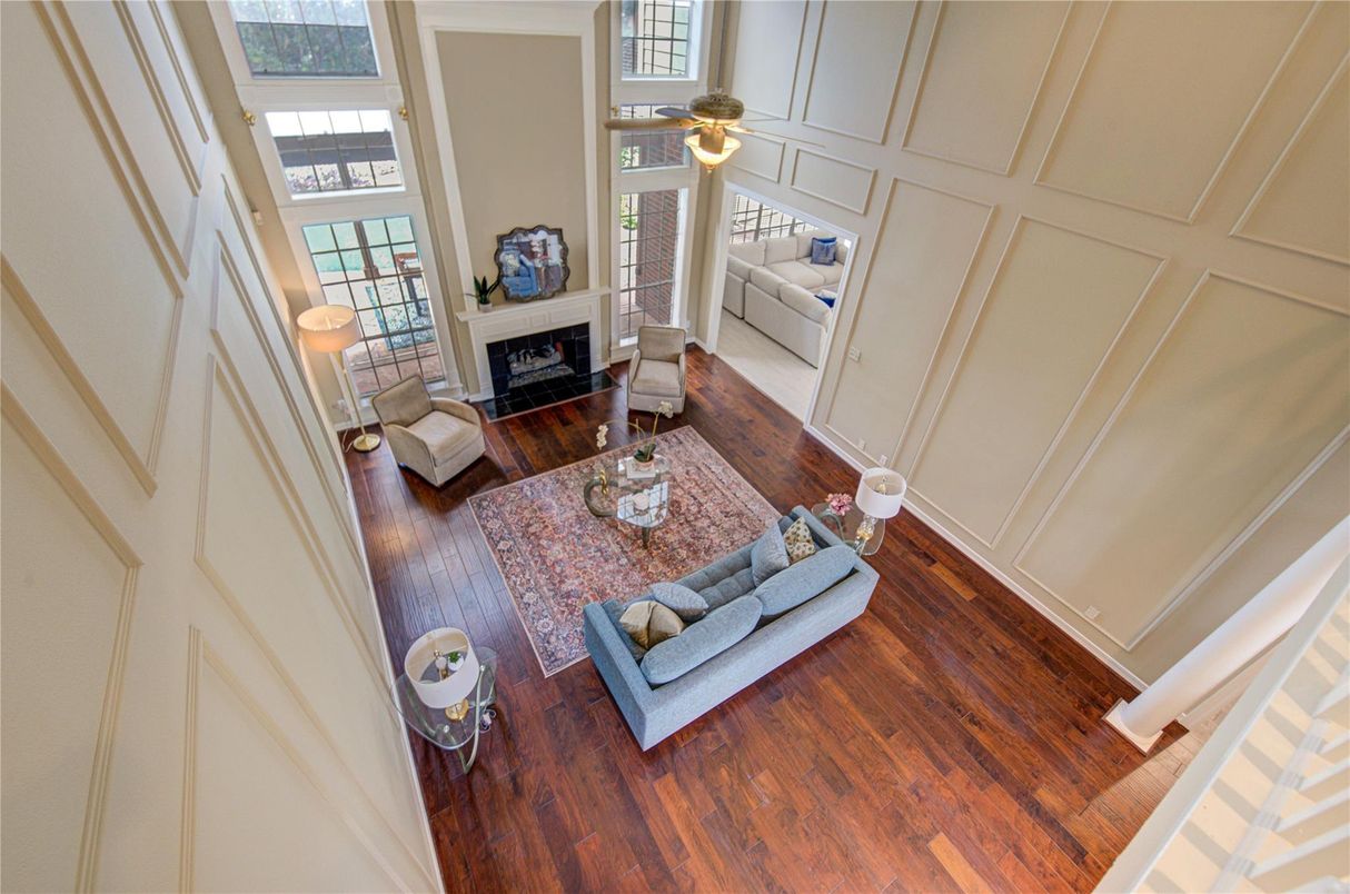 Fireplace, Interior, Living room, Wood Texture Flooring