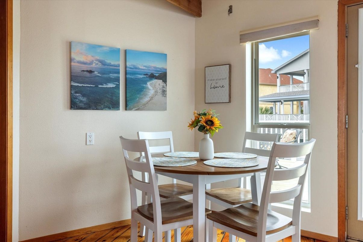 Dining room, Interior, Wood Texture Flooring